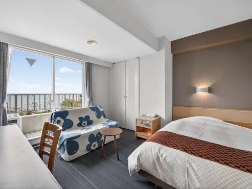 Dilarang merokok: Bilik Double dengan Pemandangan Laut