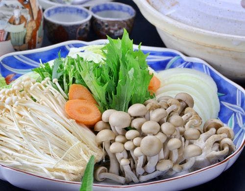 【料理（ハモ鍋会席）】単品_ハモ鍋野菜