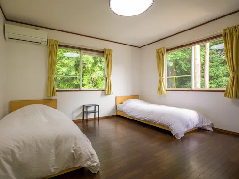 ห้องพักของบ้านพักตากอากาศแบบเช่าเหมาหลัง