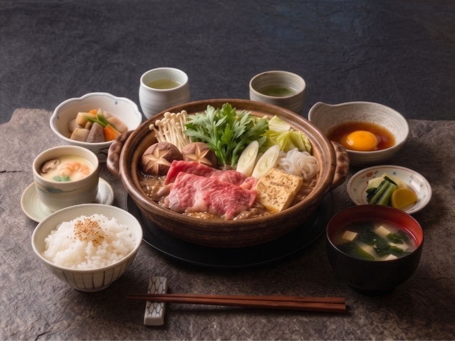Joshu Wagyu Sukiyaki Set Meal