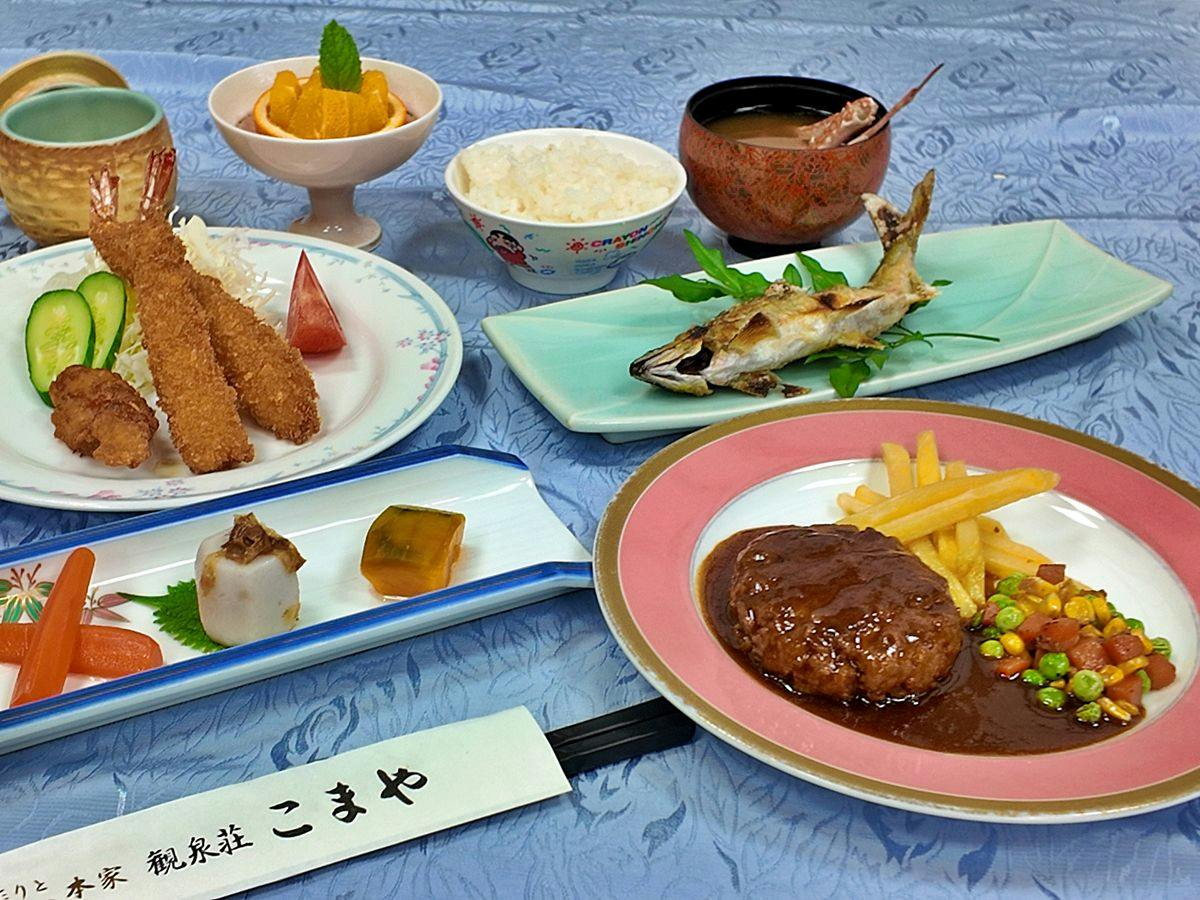 어린이 플레이트_푸짐한 요리*