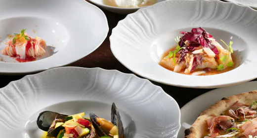 トラットリア&ピッツェリア「カノビアーノ」ディナーコース付きプラン