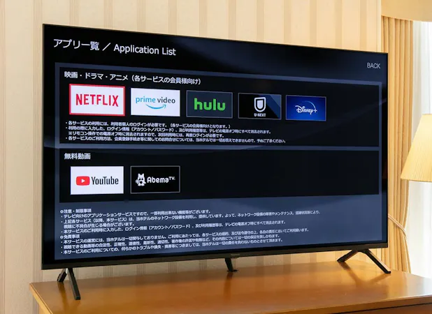 TVでYouTube閲覧が可能