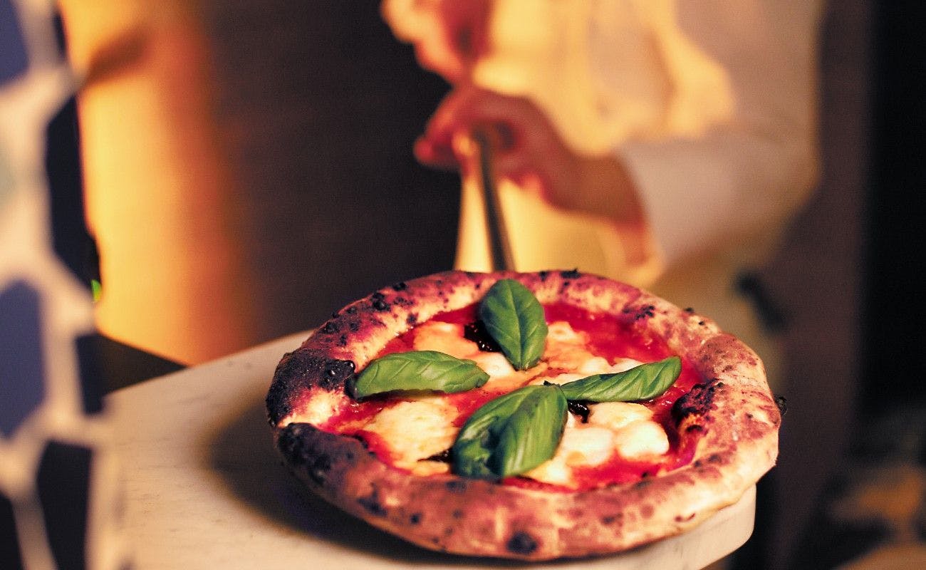 Authentic pizza baked in our in-house oven