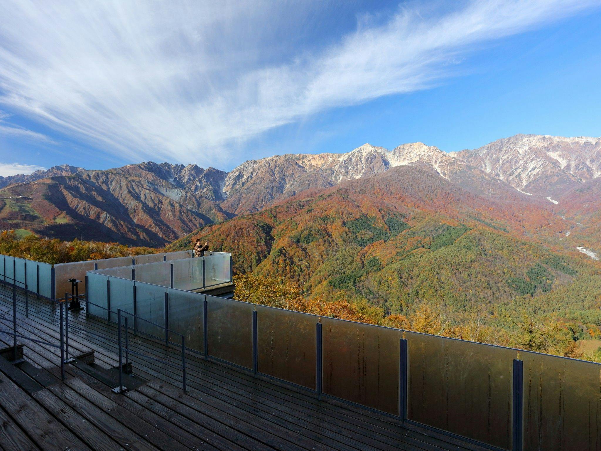 ■岩岳からの白馬三山（秋）