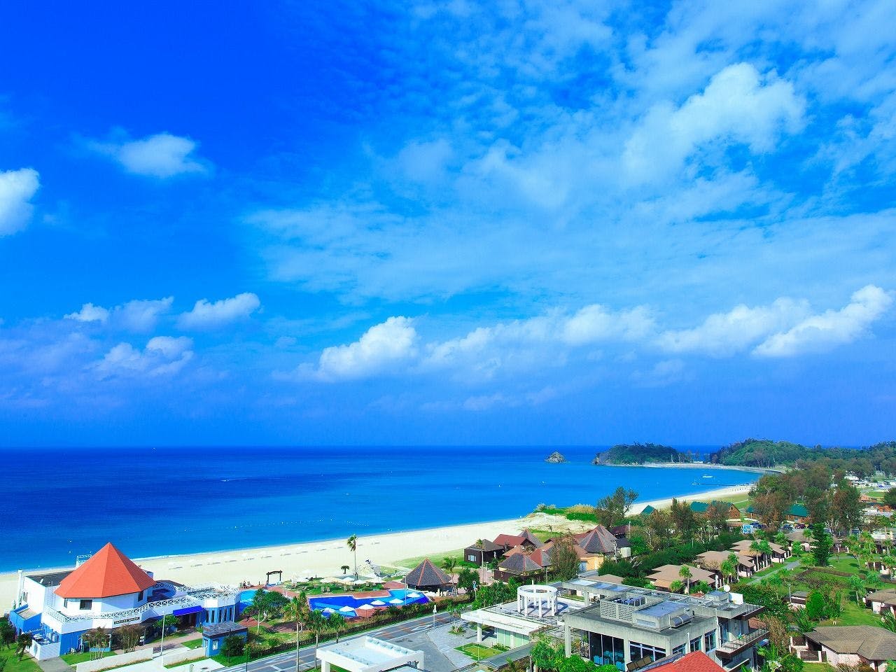 被大自然环绕的私人度假村。