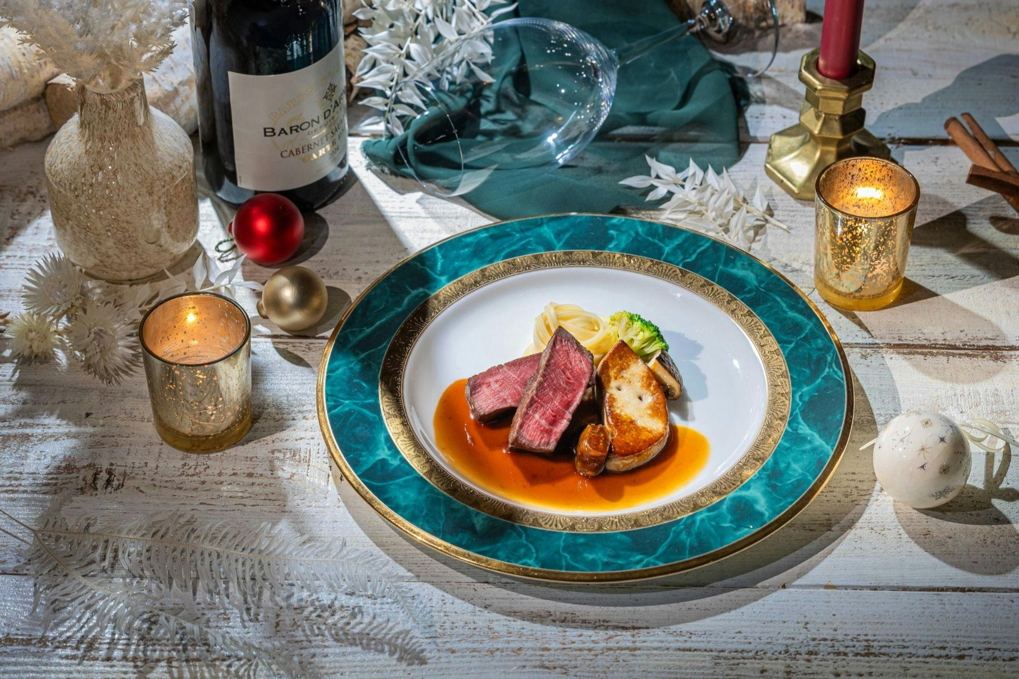 【クリスマススペシャル】国産牛フィレ肉を味わう聖夜のフレンチディナー 1泊2食付