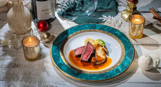 【クリスマススペシャル】国産牛フィレ肉を味わう聖夜のフレンチディナー 1泊2食付