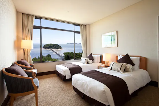 ห้องพักเตียงคู่มาตรฐานริมทะเล