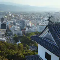 ทัศนียภาพจากปราสาทมัตสึยามะ