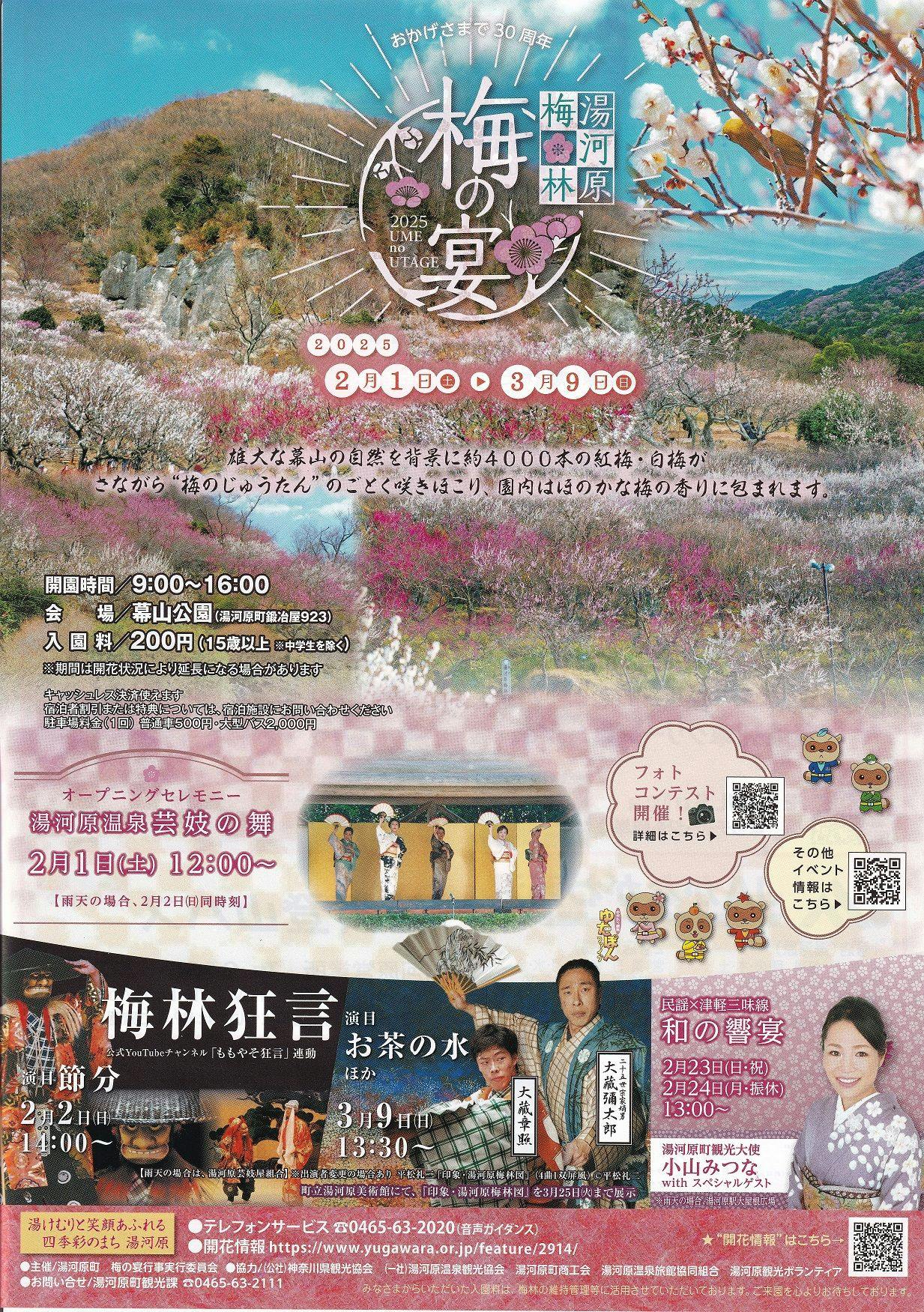 ใบปลิวงานเลี้ยงบ๊วย 2025