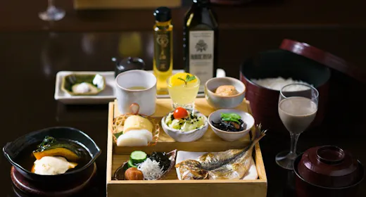 【お気軽ステイ】<朝食付き>「料理長こだわり萩の朝食」で優雅な時間をお楽しみ下さい。