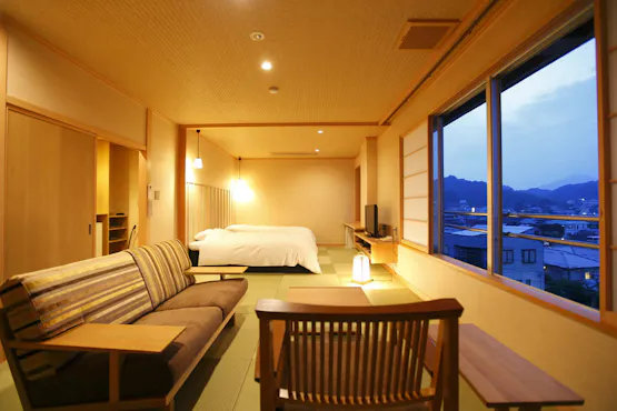 Kamar Gaya Jepang Modern (Kamar Sudut 20 Tatami)