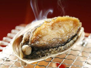 アワビの踊り焼き