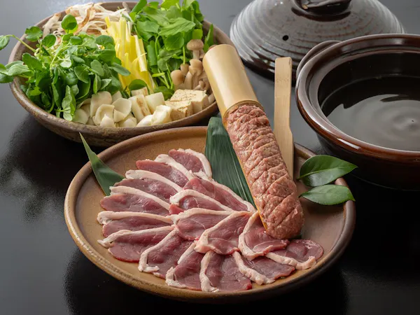 ~奥津荘イチ押し!~こだわりの源泉鴨鍋