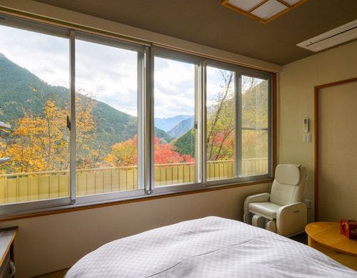 本館和室6畳ダブルベッド　眺望