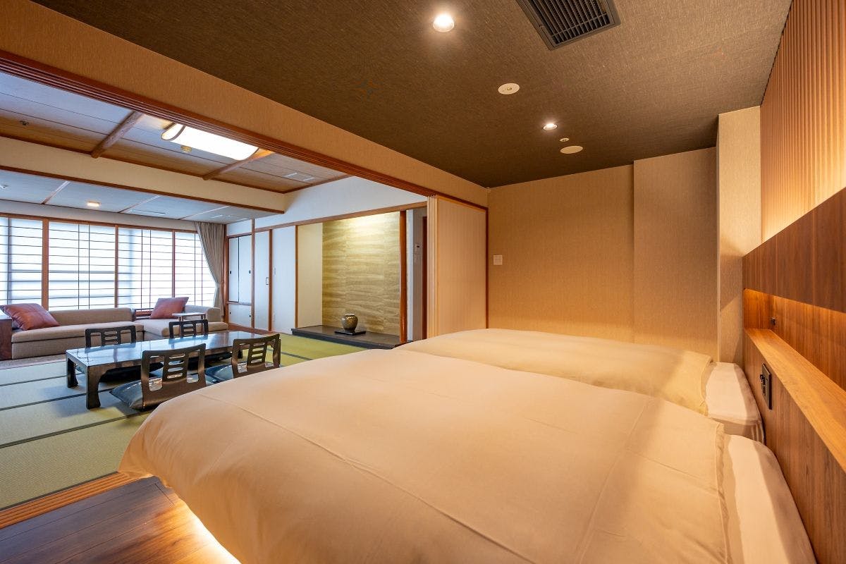 【河邊】附溫泉露天浴池的和洋室