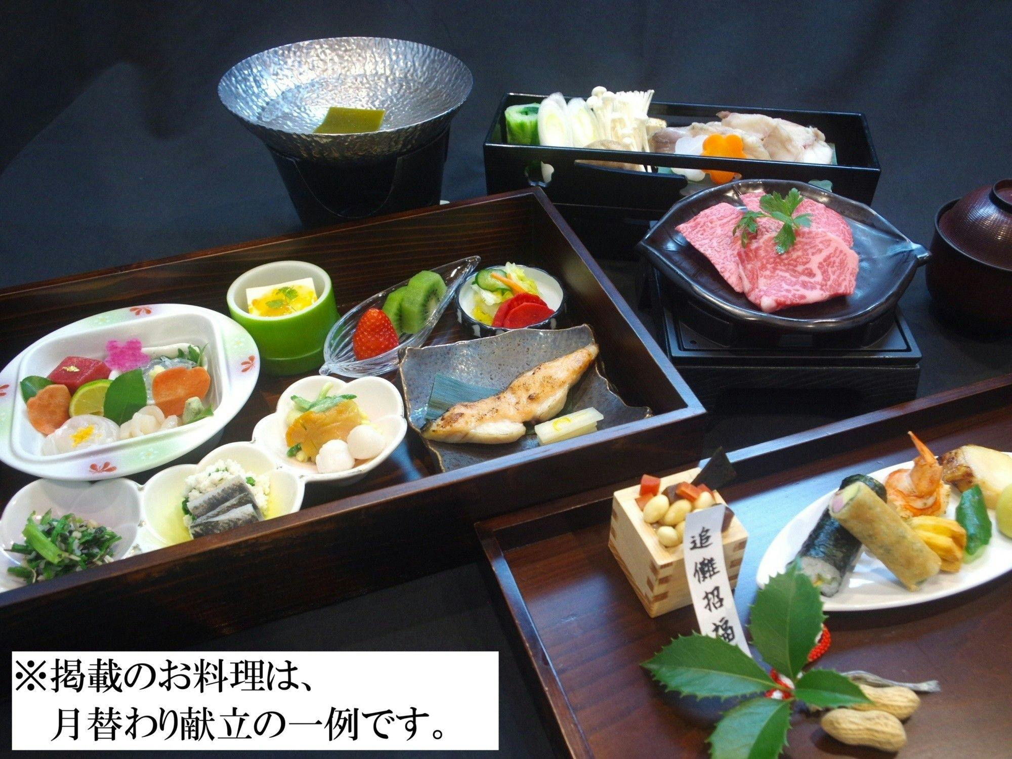 おこもり箱膳プラン　※イメージ