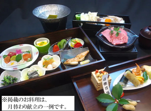 おこもり箱膳プラン ※イメージ