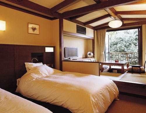 【露天風呂付】和洋室　ツイン＋和室