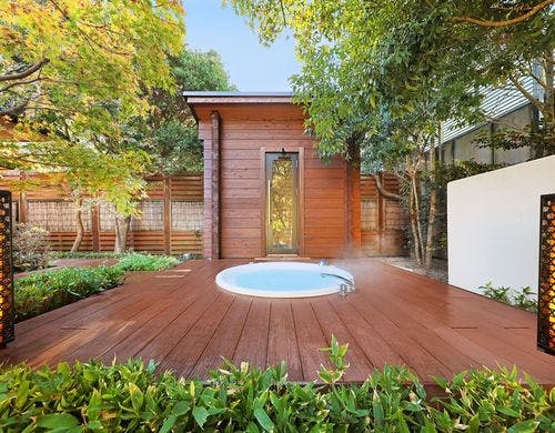 25年12月ログサウナを各邸に新設