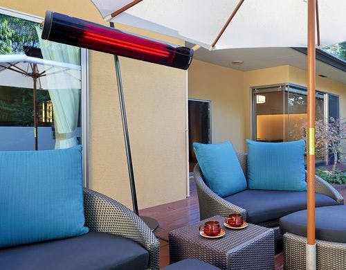 25年12月テラスヒーターを新設。