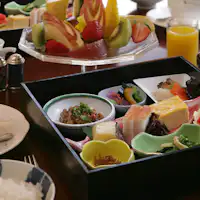 Layanan kamar sarapan Gambar makanan Jepang