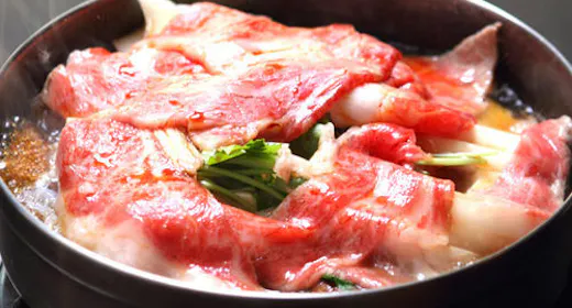 【1泊2食】函館老舗人気店「阿佐利本店」直送!お部屋でA5ランク和牛「すき焼き」+選べる朝食付