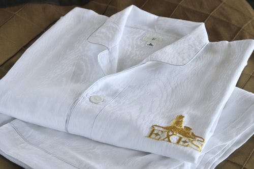 Comfortable loungewear is provided in all rooms.