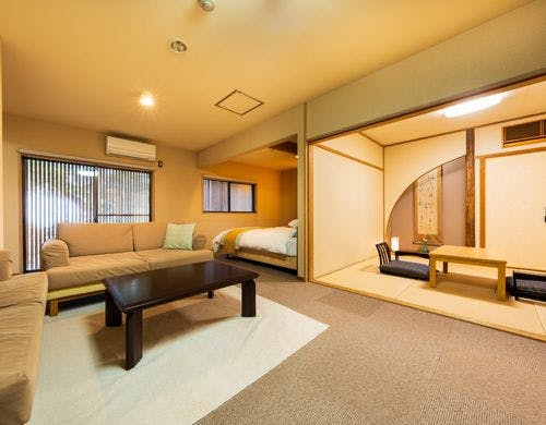 【かえで】6畳＋6畳＋洋間＋ツイン／檜風呂