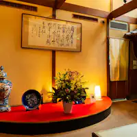 ล็อบบี้ที่มีบรรยากาศแบบญี่ปุ่นโมเดิร์น