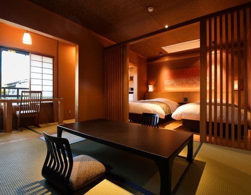 【忍野】メゾネット客室／2階ベッドルーム