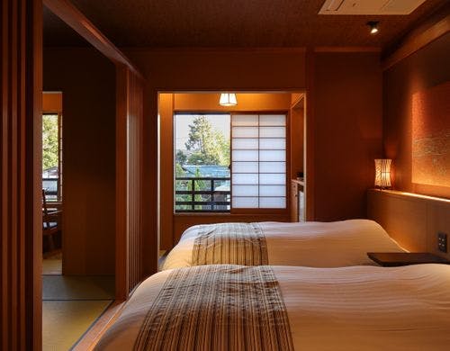 【忍野】メゾネット客室／2階和室6畳