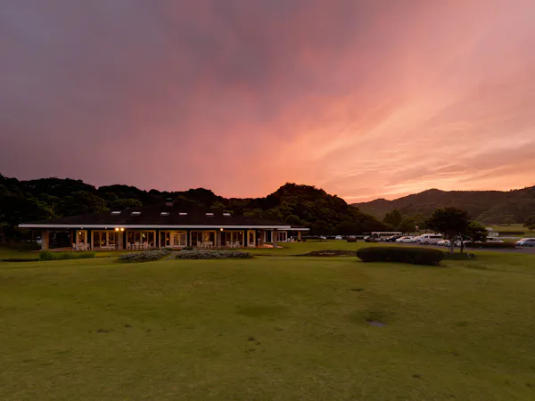 *ブルーベリーヒル勝浦の夕景