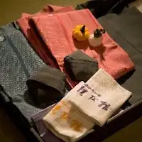 유카타를 입고 온천 숙소에서 느긋하게...