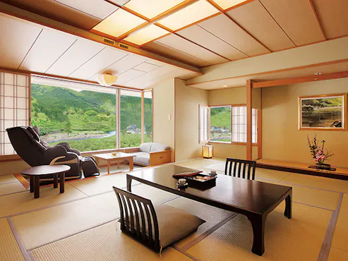 マッサージチェア付き客室