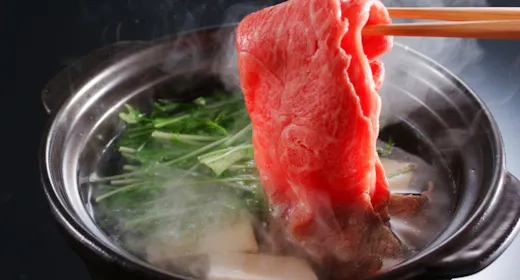 近江牛しゃぶしゃぶプラン ~口の中でとろけるやわらかさ!!絶品近江牛が食べたい~