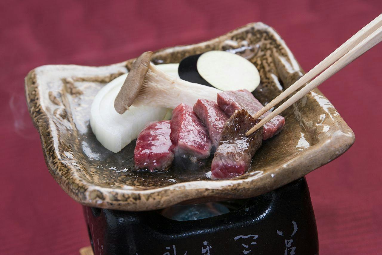 陶板焼き＆しゃぶ＆握り！やわらか近江牛を堪能！特選近江牛会席プラン「蘇芳ーSuou―」