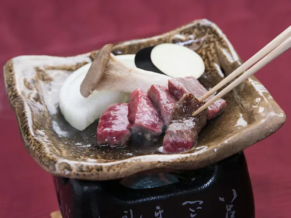 陶板焼き&しゃぶ&握り!やわらか近江牛を堪能!特選近江牛会席プラン「蘇芳ーSuou―」