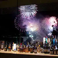 從ATAMI海峯樓酒吧觀賞煙火