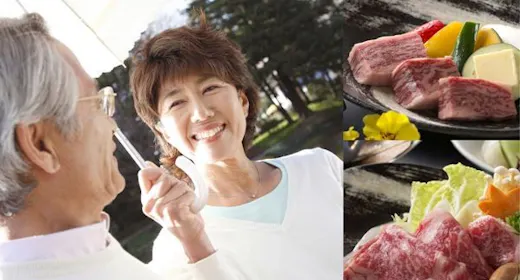 【シニア・佐賀牛付】60歳以上でお得に!一番人気の佐賀牛付会席を堪能!「シニア割~佐賀牛付~」