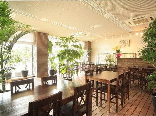 木々に囲まれた安らぎの空間。