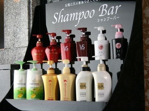 シャンプーバー（女性用大浴場に設置）