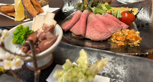 【上高地へおでかけ×お得な木曜日】信州牛×飛騨牛ローストビーフで郷土料理と地域をお届け