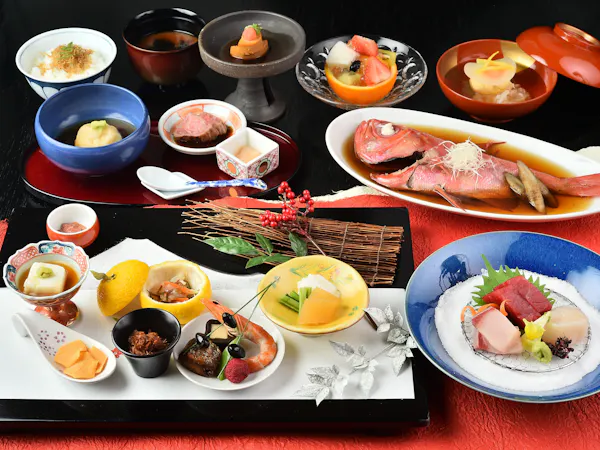 【最上級 和食コース】御前崎産の豪華食材をふんだんに使用したスペシャルコース!御前崎会席【1泊2食】