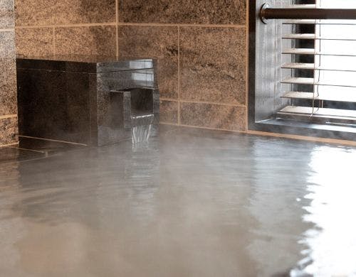 温泉サウナ付和洋室　70平米　サウナ