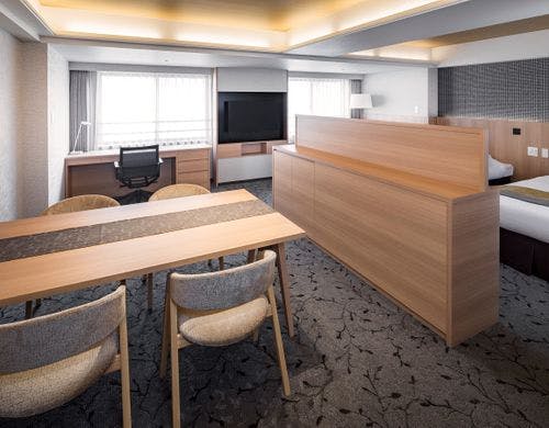 洋室48平米のデスクイメージです