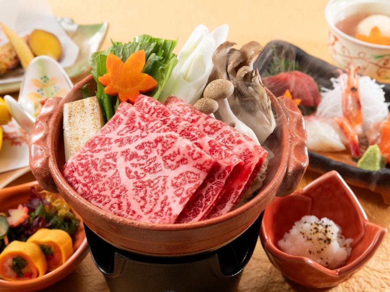 Mùa thu 2026: Suifuku Gozen / Món chính là thịt bò (hình ảnh minh họa)