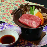 旬和プランの選べる鍋『山形牛の陶板焼き』
