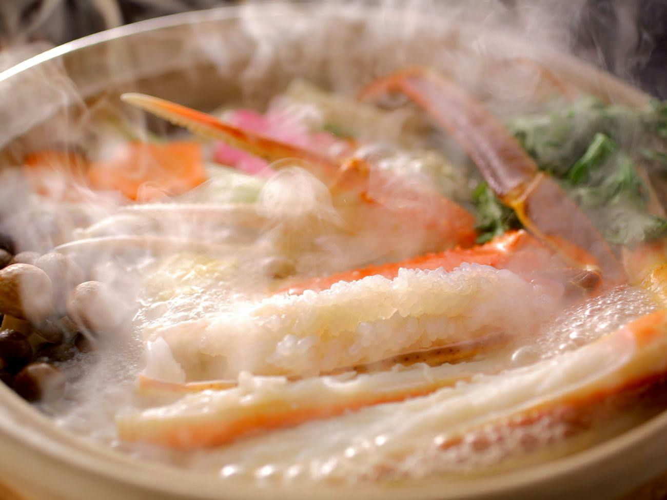 冬のあったかグルメかにすき
